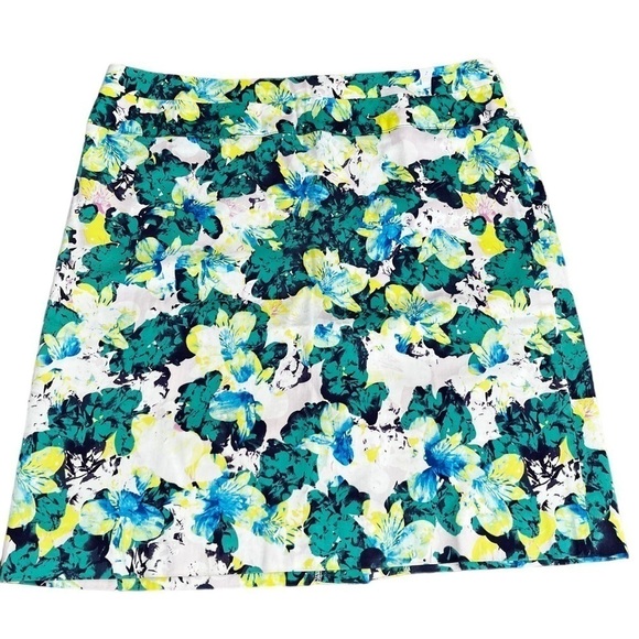 Audrey & Celine A-Line Cotton Blend Skirt EUC - Picture 1 of 9